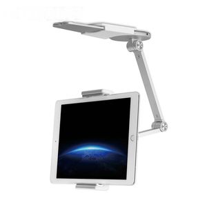 調節可能なウォールタブレットスタンドデスクトップマウントホルダー360°回転タブレットiPhone iPad Air Mini Pro 4-13Inch用の携帯電話ブラケット