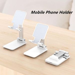 Mobiltelefon Håll vikbar telefonhållare Mobiljusterbar flexibel skrivbordskompatibel med Android Smartphone Retail Box