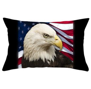 The latest 30X50CM pillow case, American Independence Day white pattern style selection, textured household items, support customized logo