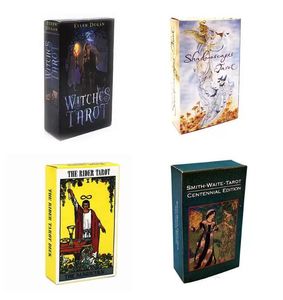 5 Styles Tarots Witch Rider Smith Waite Shadowscapes Wild Tarot Deck Board Game Cards with Colorful Box English Version