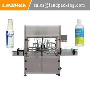 Landpack Industriell utrustning Automatisk desinfektionsmedel / Alkohol Spray / Hand Sanitizer Fyllningsmaskin