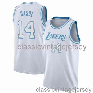 Marc Gasol #14 75. Yıldönümü Swingman Jersey Dikişli Erkek Kadınlar Gençlik XS-6XL Basketbol Formaları