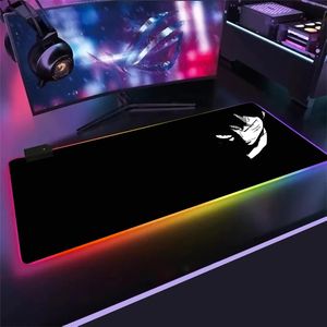 One Piece Anime Gaming Mouse Pad Pad Computer Mousepad RGB Большая мышь Pad Gamer Mouse Carpet Big Maause Pad PC Play Desk Mat