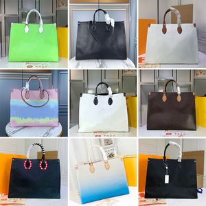 Hochwertige ONTHEGO große Anzahl Handtaschen Marken Frau Umhängetasche Designer Leder Blumen Handtasche klassische Frauen Einkaufstasche Mode Totes