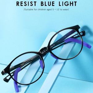Kinder Anti Blue Licht Gläser Rahmen TR90 Flexible Weiche Brillen Kinder Optische Sepectacles Computer UV400 Goggles Sonnenbrillen