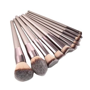 Mode Kvinnor Borstar Blush Set Concealer Lip Cosmetic Foundation Eyebrow Eye Shadow Makeup Brush Tools