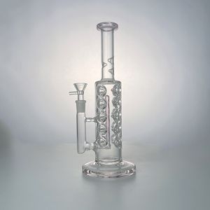 Rakt rörglas bong fab ägg hookah inline perk 14mm kvinnlig gemensamt vattenrör multi färger is nypa bongs olja dab rig med skål hookahs rör