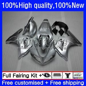 Feedings para Suzuki SV-1000 SV-650 SV1000 SV650 SVP 650 1000 S 33NO.8 Sv1000s SV650S Gloss prateado 03 04 05 06 07 08 SV 650S 1000S 2003 2009 2010 Bodys