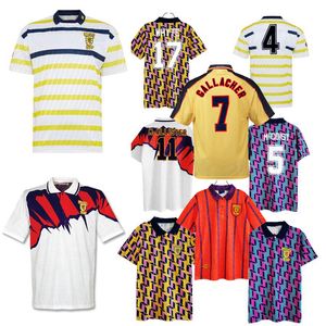 Ретро классические футболки Scotland футбол футболки 19 1988 1991 1992 1993 1994 1996 1997 1997 1993