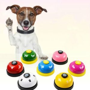 Pet Training Call Bell Toy for Dog Feeding Ringer IQ Lydnad Squeak Interactive Belling Leksaker Katt Kattunge Valp Food Feed Reminder