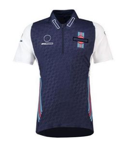 T-shirt koszulki F1 Polo Drużyna ta sama okrągła koszulka wyścigowa na krótkim rękawie.