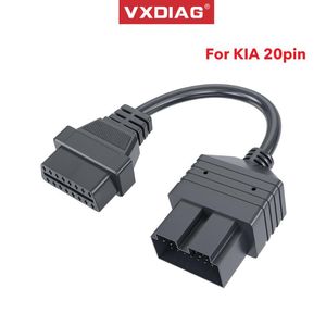 Diagnostiska verktyg VXDIAG OBDII kabel för KIA Pin Male till pin Kvinnlig adapter OBD2 Car Connector Diagnos