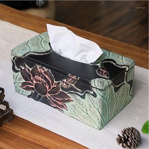 Papier toaletowy Posiadacze Łazienka Żywica Tissue Box Desktop Organizator Uchwyt do biura Domowy pokój dzienny Sypialnia Korzystny magazyn Antique Rack Sztuki