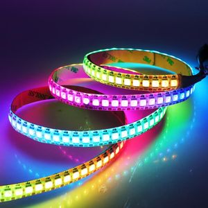 Strisce WS2812B RGB LED Strip Light White PCB Nastro flessibile 30led/m 60led/m 144led/m Impermeabile IP21/IP65/IP67 1m 2m 3m 4m 5mLED