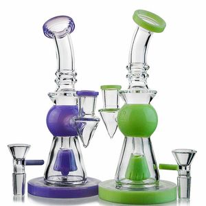 Pyramid Design Heady Glass Narghilè Short Nect Bocchino Oil Dab Rigs 7,5 pollici 14mm Giunto femmina con ciotola Tubi d'acqua Soffione doccia Perc Bong in vetro