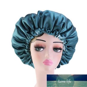 Satin Lace Sleeping Hat Night Sleep Cap Double Layer Adjustable Elastic Hair Care Bonnet Beanies Skullies Fashion Shower Caps Factory price expert design Quality