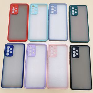 Wholesale silicone case a71 for sale - Group buy Translucent Frosted Matte Silicone Dirt resistant Mobile Phone Cases for Samsung A51 A71 A50 A52 A32 S20 S21 Ultra Case Cell Back Cover