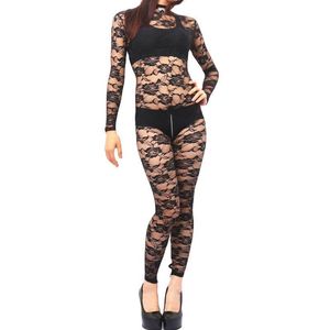 Women's Shapers Women Lady Long Sleeved Lace Leotard Sexy Underwear Corset One Piece Stretcy Tight Fitting Stylish