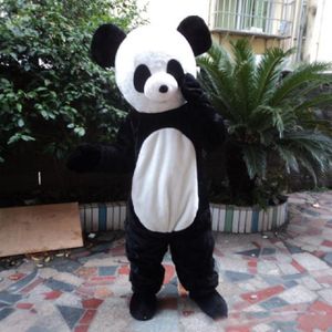 Halloween panda maskot kostym hög kvalitet skräddarsy tecknad djur anime tema tecken vuxen storlek jul födelsedagsfest fancy outfit