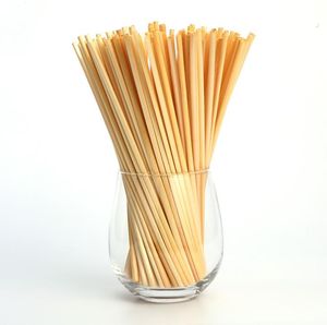 20cm Wheat Straws Natural Drinking Straw for No Plastic Policy Single-use Disposable Biodegradable and Compostable SN2748