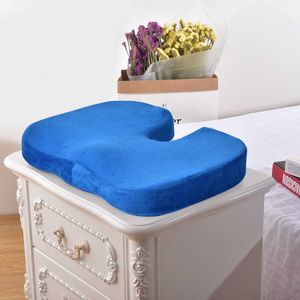 Reise Atmungsaktive Sitzkissen Steißbein Orthopädische Memory Foam U Sitz Massage Stuhl Kissen Pad Für Auto Büro Home Dekoration 210611