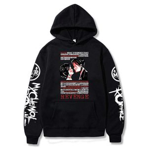Rock My Chemical Romance Hoodies Punk Sweatshirt 2021 NEW Printed Fashion Costume Summer Kawaii Unisex Harajuku Fans Tops H0823