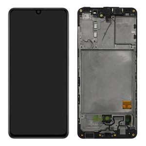 Wyświetlacz LCD dla Samsung Galaxy A41 A415 A415F OEM AMOLED Panele ekranowe Zamiennik Digitizer Zastąpienie ramki z ramką