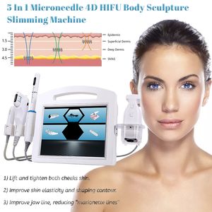 1 4D HiFU + Liposonic + V-Max +膣全体の全身顔肌の持ち上がるビューティーケア機械