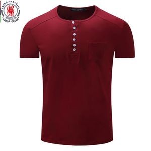 Mode Märke Män Urban Kläder Solid Färg Kortärmad Slim Fit T Shirt Män Bomull T-shirt Man Casual Tshirts Stor storlek 210518