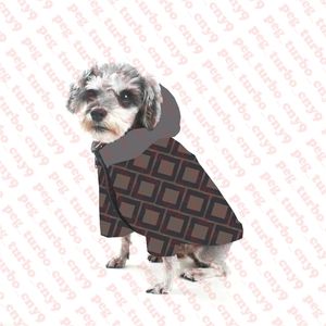 Retro Pet Jacket Bomull Kläder Brev Skriv ut Husdjur Coat Dog Apparel Trendy Dogs Jackets Bulldog Streetwear