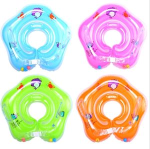 Boys Girls Swim Neck Float Ring Baby Swimming Circle Summer water sports Floats Rings Infant floating water Pool mattress with bells swim accessary