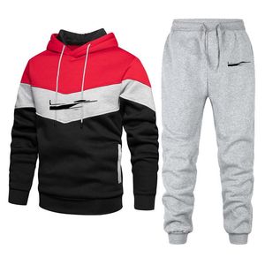 2021 Designer da uomo Tracksuit Autunno Inverno Men S Abbigliamento Abbigliamento Suit Suit TrackSuits Felpa Felpa Marca Cappuccio Pantaloni Sweatpants Jogging Hoodie 3XL