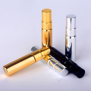 5 ml Taşınabilir Parfüm Şişesi Sprey Şişeleri Örnek Boş Kaplar Atomizer Perfum Mini Doldurulabilir Konteyner Destek Logosu Özelleştirilmiş