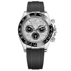 Męskie zegarek Montre de Luxe 40 mm Mens Automatyczny ruch mechaniczne zegarki Sapphire Glass ze stali nierdzewnej Niebieskie wybieranie stałe zapięcie geneve U1 Jakość fabryczna