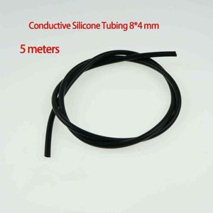 Nxy Cockrings 5m Tubo conduttivo in gomma siliconica Tens Stim e Stim Machine 8mm Od 4mm Id 1210