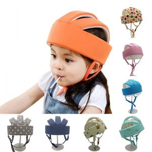 Baby Hat Bomull Säkerhetshjälm för spädbarn Skyddande hjälmar Spädbarnsskydd Mössor Barnvård Cap Boys Girls Hat H1