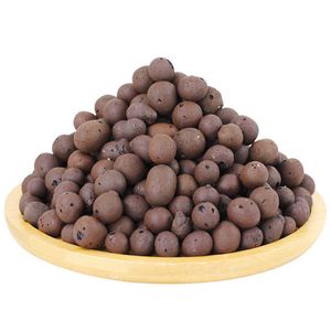 500g Organic light ceramsite Clay Pebbles Grow Media Orchidee Idroponica Acquacoltura Fiori da giardino Piantare 210615