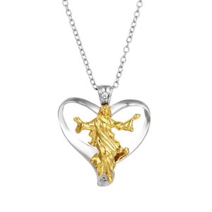 Collier pendentif Jésus chrétien pour hommes et femmes Croyances religieuses Bijoux Accessoires de mode