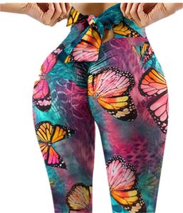 Çarpık Bacaklar toptan satış-Bayan Tayt Yay Egzersiz Yoga Pantolon Baskı Zarif Seksi Kadınlar Yüksek Bel Atletik Tayt Esneklik Ince Spor Tayt Fitness Için