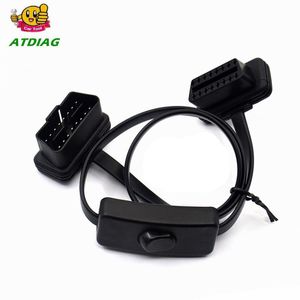 Wholesale car diagnostic interface tool for sale - Group buy Diagnostic Tools OBD2 Pin Female Extension Opening Cable Car Interface Connector OBD II Converter Male
