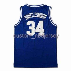 Jesus Shuttlesworth #34 Lincoln He Got Game Movie Basketball Jersey Stitched S-XXL