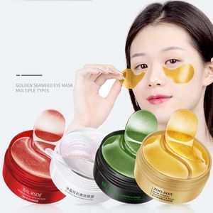 60 Stück/Box Kollagen-Augenpflegemasken, feuchtigkeitsspendendes Gesichts-Augenpflaster, Hydrogel, gegen Augenringe
