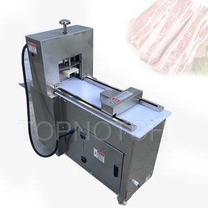 Elektrikli Dondurulmuş Et Yağ Sığır Mutton Rulo Dilimleme Eti Kesme Makinesi Verimli Çift Hacim