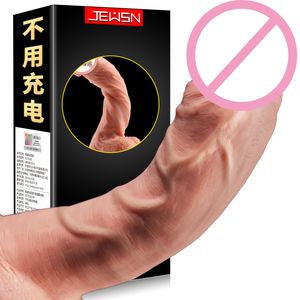 Stor realistisk dildo för kvinnor elektrisk silikon artificiell penis g-spot massage dildo vibrator för kvinnor onani sex leksak q0320