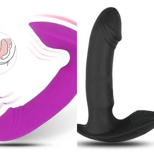 NXY Vibratörler G Spot Klitoris Stimualtion Anal Plug Vibratör Anal Popo Fiş Vibratör Güçlü Motorlar Prostat Masajı Erkekler Kadınlar Için Seks Oyuncakları 0105