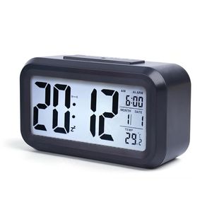 Upgraded version of multi-function smart clock with large screen display, photosensitive temperature version, luminous alarm clock 316 S2