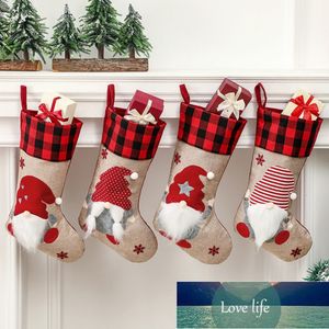 Рождественские украшения Рождественские носки кулон маленькие сапоги детские новогодние конфеты подарок подарок камин дерево украшения на фабрике цена экспертов