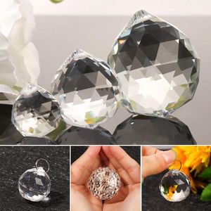 Novelty Items 5PCS Lighting Ornament Chandelier Parts Art Crystal Ball Faceted Clear Pendant 2CM/3CM/4CM