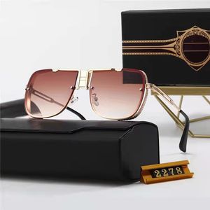 Wysokiej jakości projektanta najlepsze nowe okulary przeciwsłoneczne DITA 2278 Man Woman swobodne okulary marka soczewek Słońca Osobowość okulary z pudełkiem 2278 QH5V