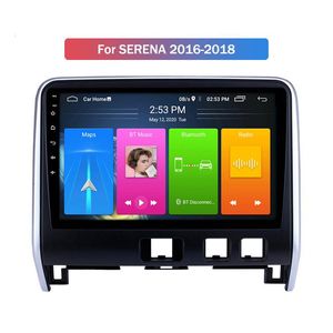 Android 1din 9INCH Screen Car DVD-spelare Autoradio för Nissan Serena 2016-2018 Radio GPS-navigering 1G + 16G